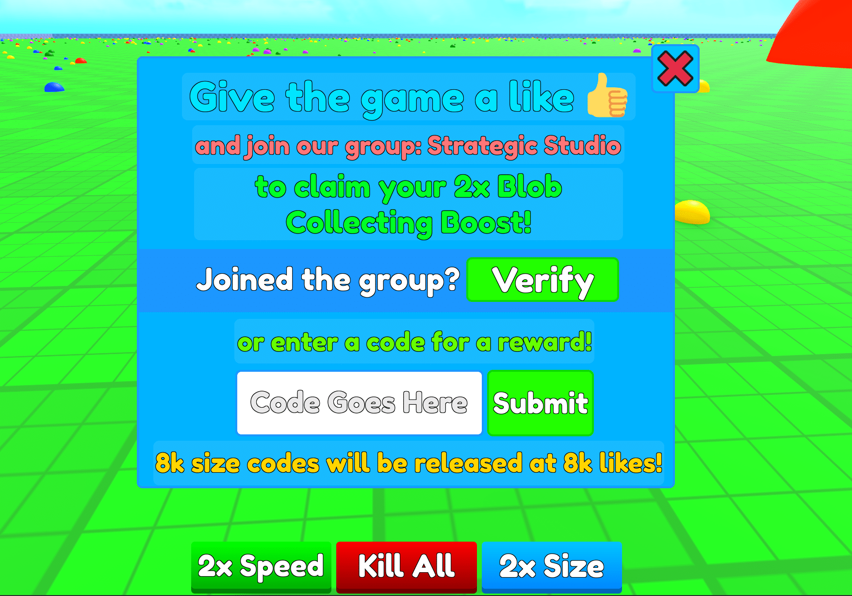 Codes For Eat Blob Simulator In Roblox