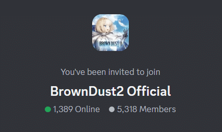 Brown Dust 2 Discord Link [Official Server]