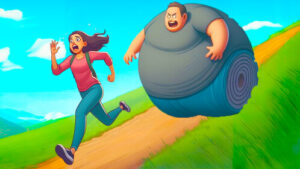 Get Fat And Roll Race