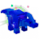 Rainbow Parasaurolophus